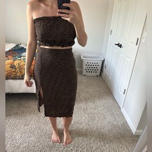 American Eagle 2 Piece Skirt and Top Set